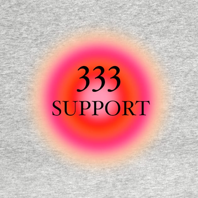 333 Angel Numbers Support Glowing Aura by Scarlett Blue